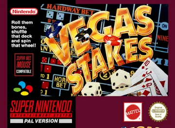 Vegas Stakes (Europe) box cover front